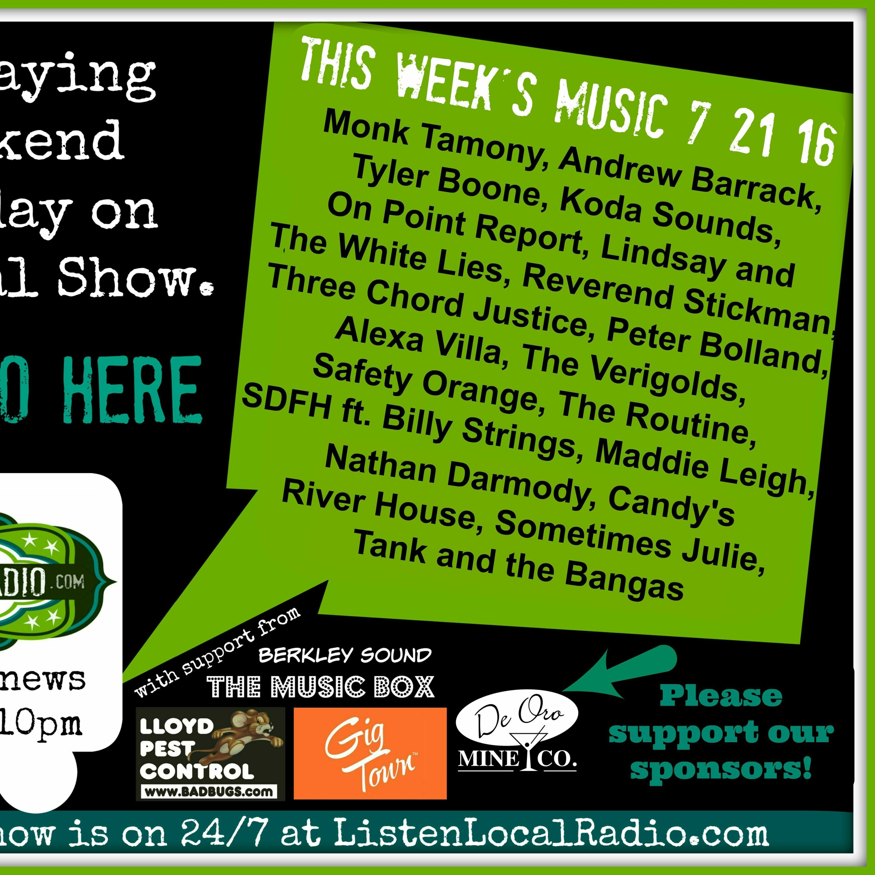 The Listen Local Show 7 21 16 episode artwork
