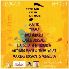 DVJ NIBURU - FETE DE LA MUSIQUE 2016 @ TOULON (Unstuck Musik)