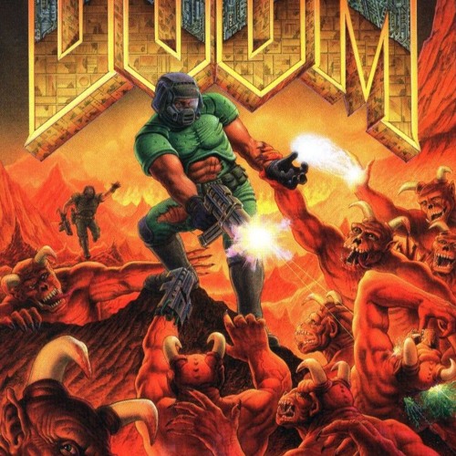 DOOM 1 e1m1 at dooms gate