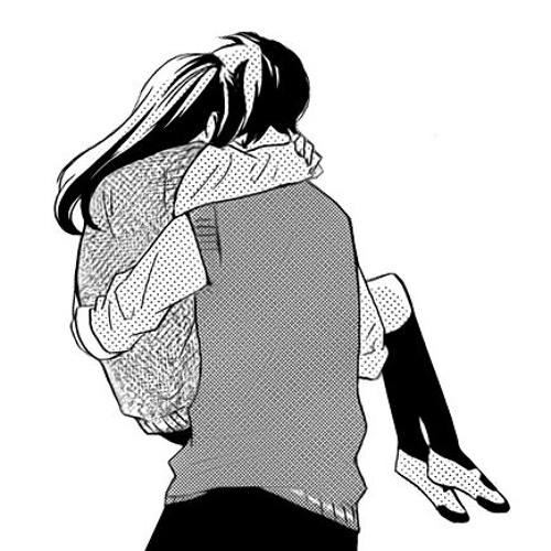 anime boy carrying girl