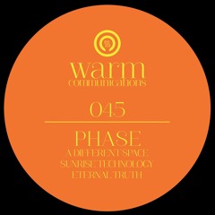 Phase - A Different Space [WARM045] | Out Aug 5