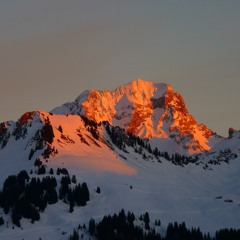 Midnight Sunset ~ Mountain Glow