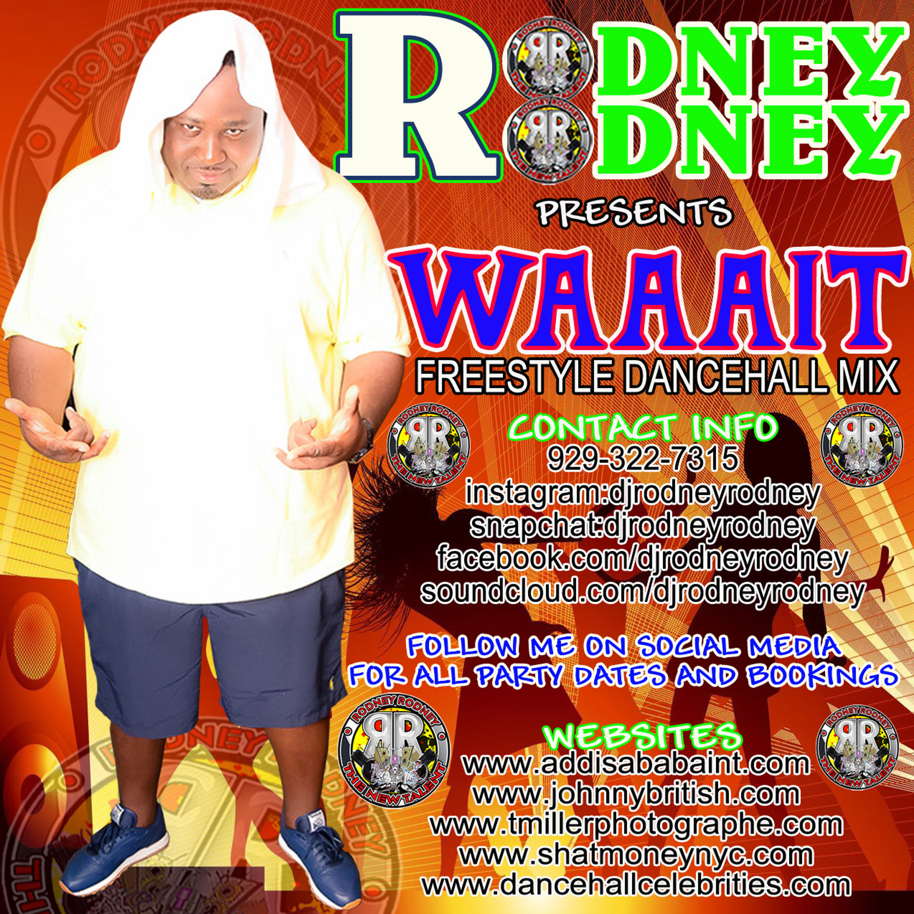 RODNEYRODNEY PRESENTS WAAAIT FREESTYLE DANCEHALL MIX 2016 episode artwork