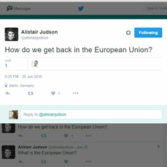 Alistair's Beleted Brexit Birthday