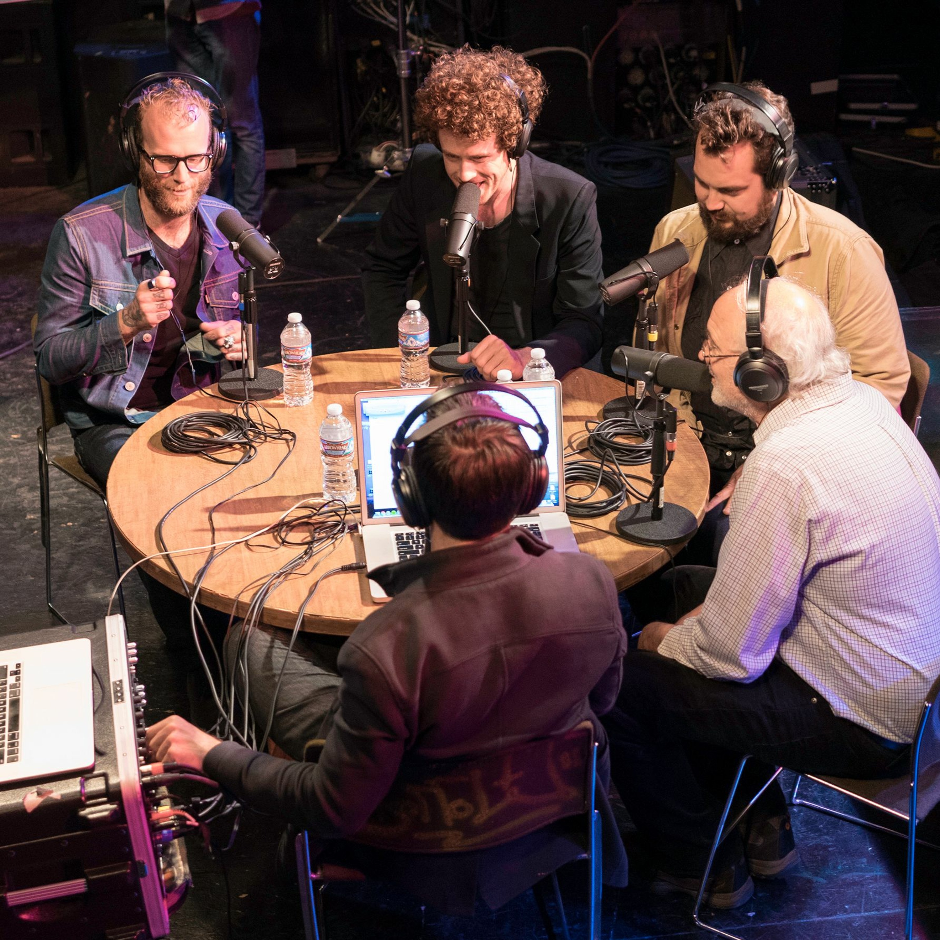 Onstage with Jim and Tom