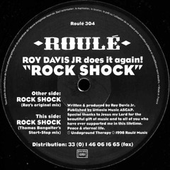 Roy Davis Jr - Rock Shock (Thomas Bangalter's Start-Stop Mix Edit)