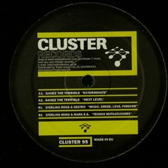 Cluster 95 (vinyl) Sterling Moss & Destro - Music, Greed, Love, Forever