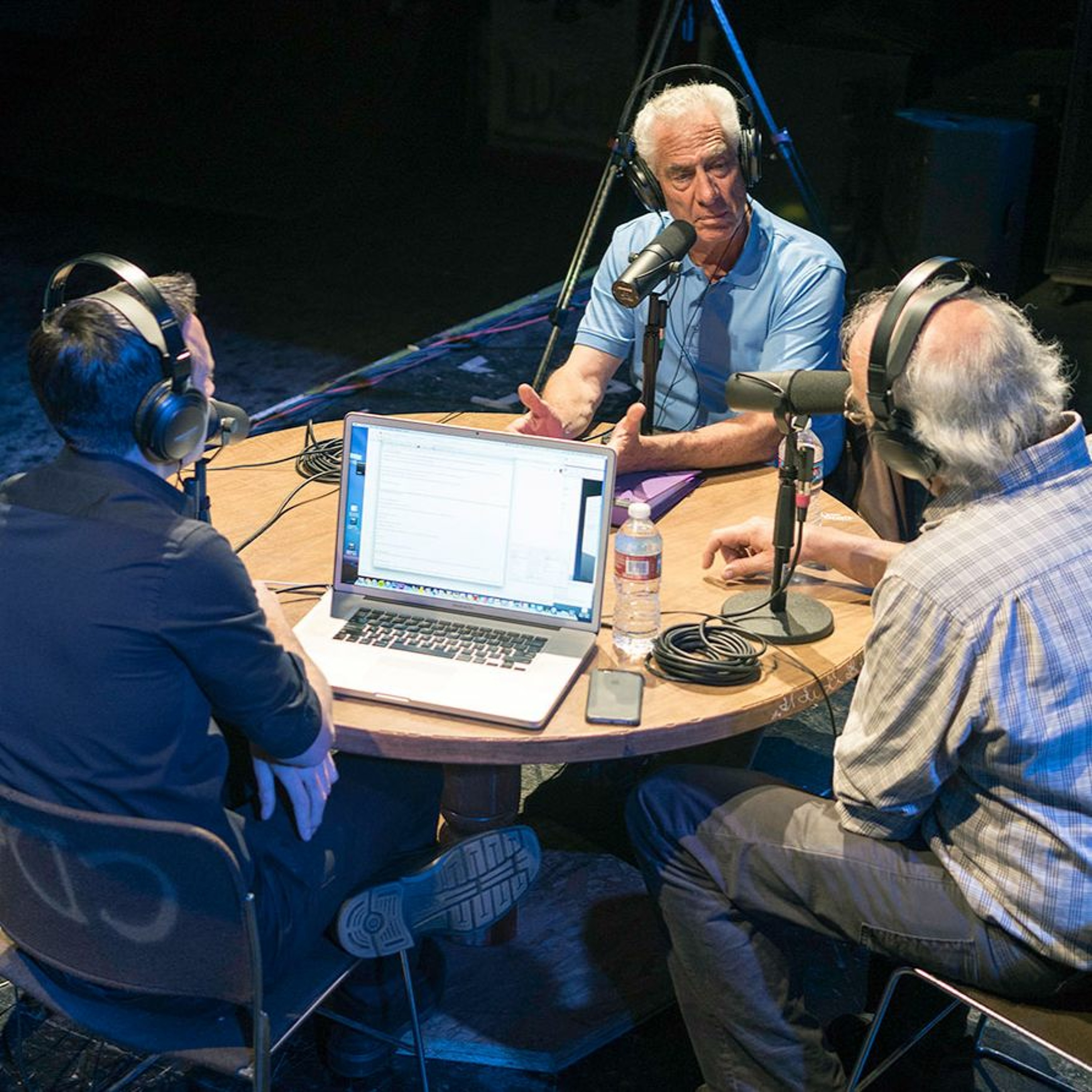 Onstage with Jim and Tom