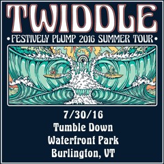 Twiddle 7/30/16 Hatti's Jam -> When It Rains It Poors - Tumble Down - Waterfront Park Burlington VT