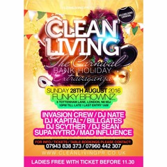 THE OFFICIAL CLEAN LIVING CARNIVAL BANK HOLIDAY SUNDAY MIX CD MIXED BY BILLGATES