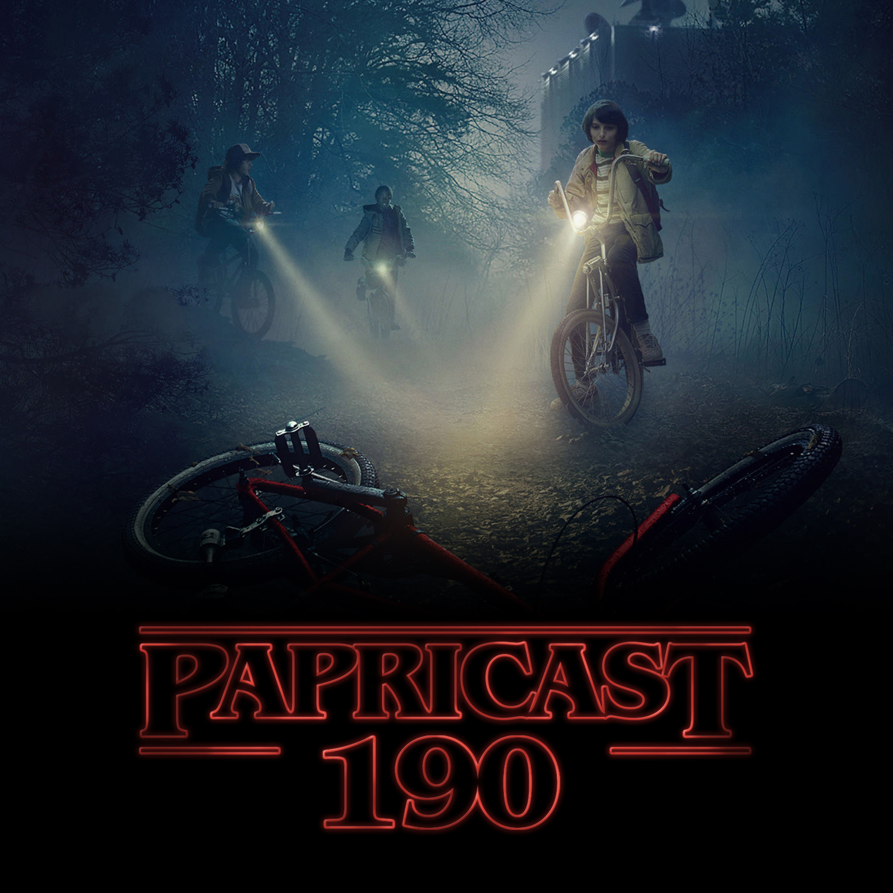 Papricast 190 /// Stranger Things episode artwork