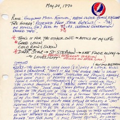 Grateful Dead - St. Stephen (5/24/1970)