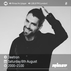 Rinse FM Podcast - Deetron - 6th August 2016
