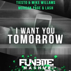 Tiesto & Mike Williams vs. мояgаи раgе & Lаsн - I Want You Tomorrow (Funbite Mashup)