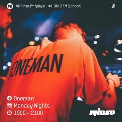 Rinse FM Podcast - Oneman w/ Wookie - 8th August 2016