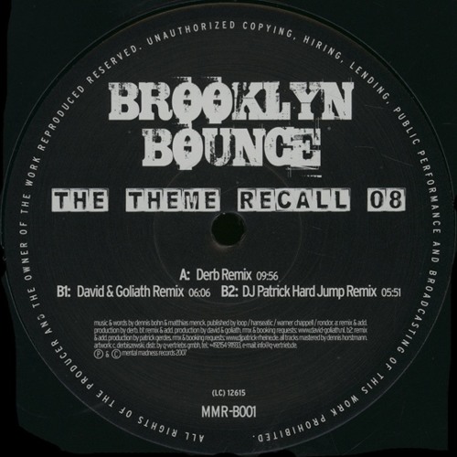 Brooklyn Bounce - The Theme Recall '08 (David & Goliath Remix)