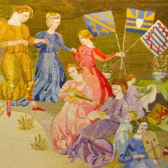 Panel 15 The Sheaf of Corn; The Distaff Descent – The Ros Tapestry; A Tale Told in Thread