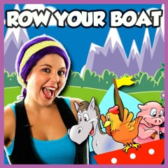 Row Row Row Your Boat | Nursery Rhyme Baby Song | Row Your Boat Kids Song
