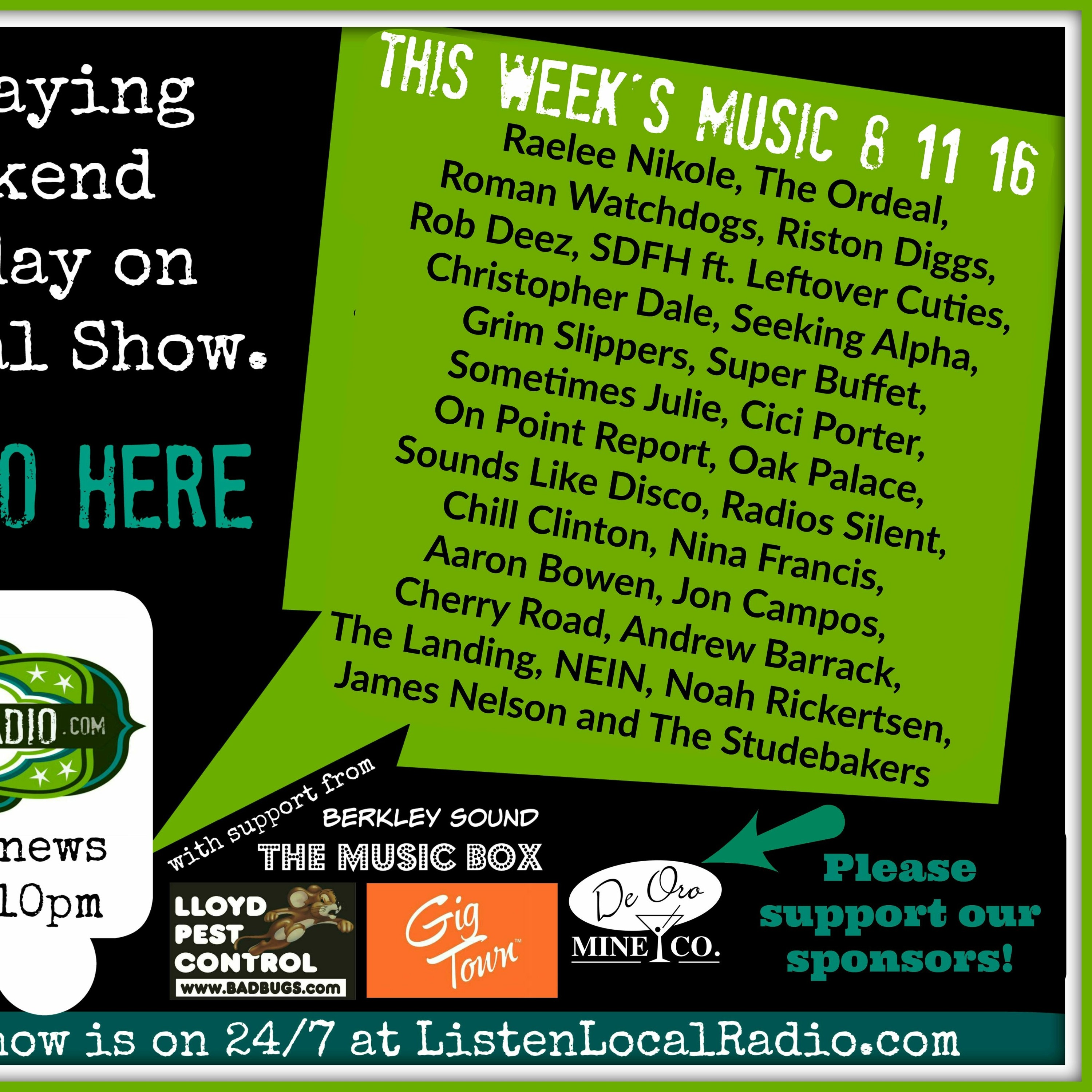 The Listen Local Show 8 11 16 episode artwork