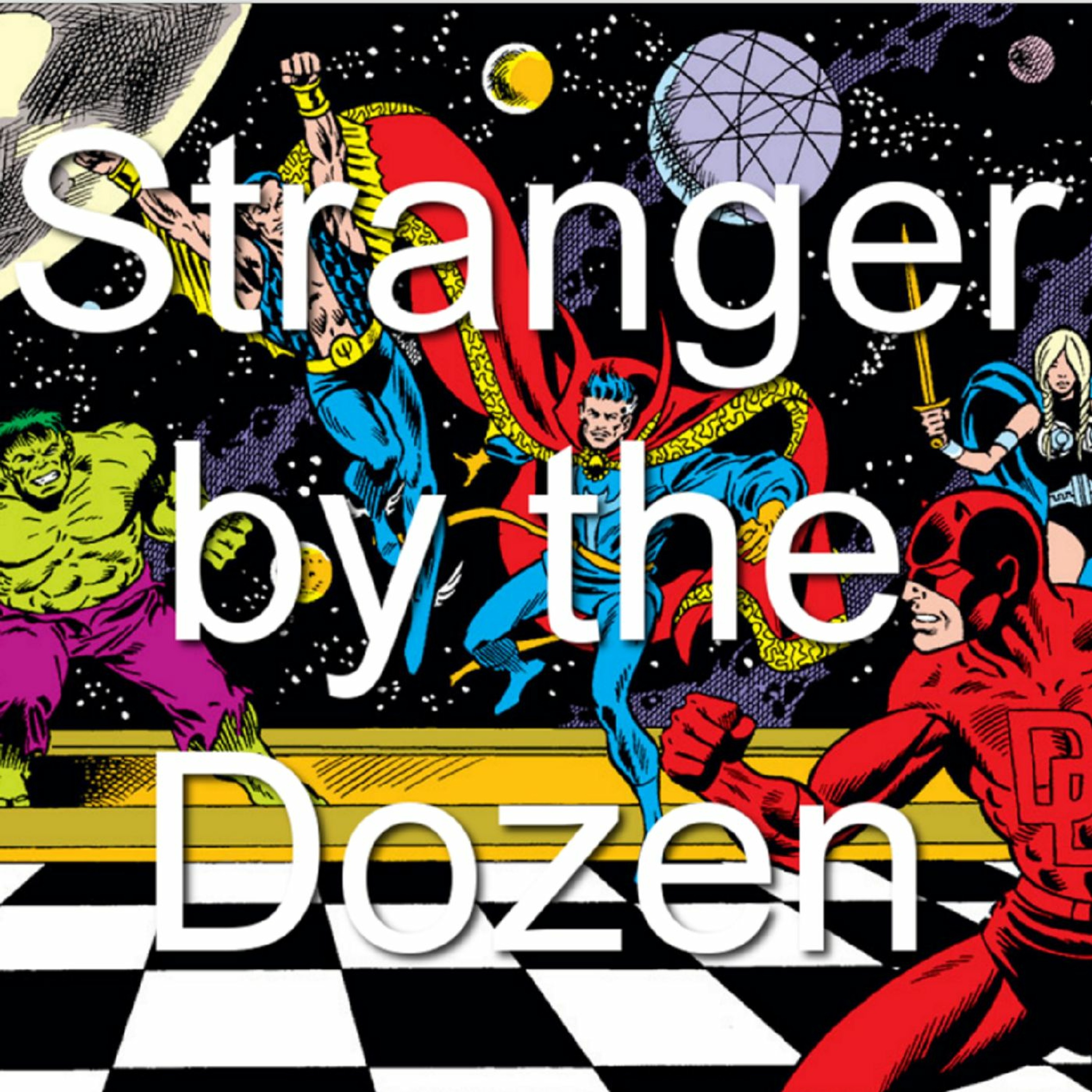 11 (Defenders 18-21, Marvel Two-In-One 6-7, Giant-Size Defenders 3-4, Doctor Strange 6-9) episode artwork