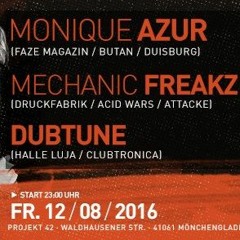 [Techno] 12.08.2016 Dubtune - Druckfrabrik @ Projekt42,MG
