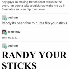 Fukase's Sticks (volume warning)
