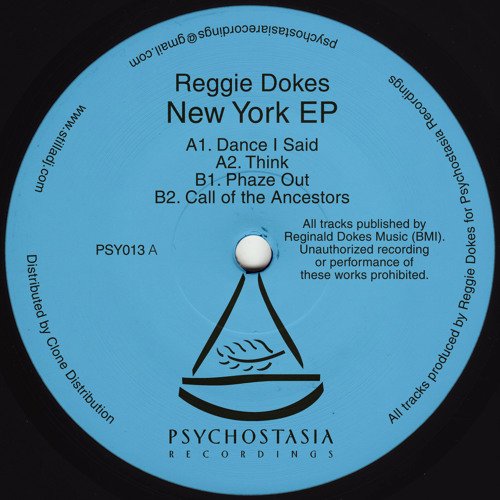 Reggie Dokes - New York EP - PSY013