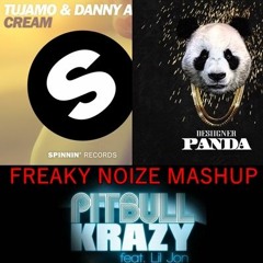Tujamo Feat Desiigner & Pitbull - Krazy Panda Cream ( Freaky Noize Mashup ) (Promo)