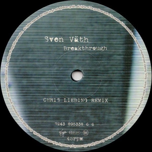 Sven Väth - Breakthrough Sven Väth - Breakthrough