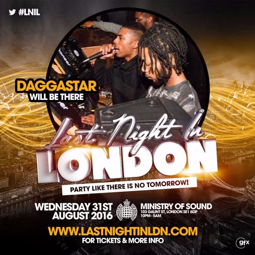#LastNightInLDN - Dancehall 2016 Juggling @DJDaggastar