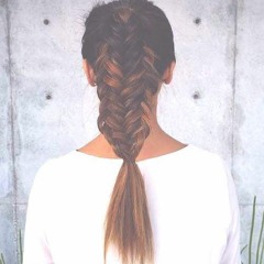 the girl with braided hair