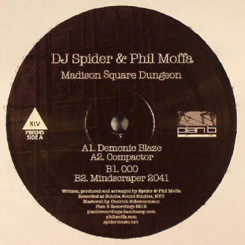 4 clips from "Madison Square Dungeon" - DJ Spider & Phil Moffa (PBR045 12" Vinyl)