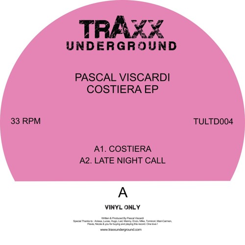 TULTD004 // Pascal Viscardi - Costiera EP