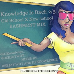 Knowledge is back 2/3 w/ @DEEJAYWHY_ & @Djknowledge__