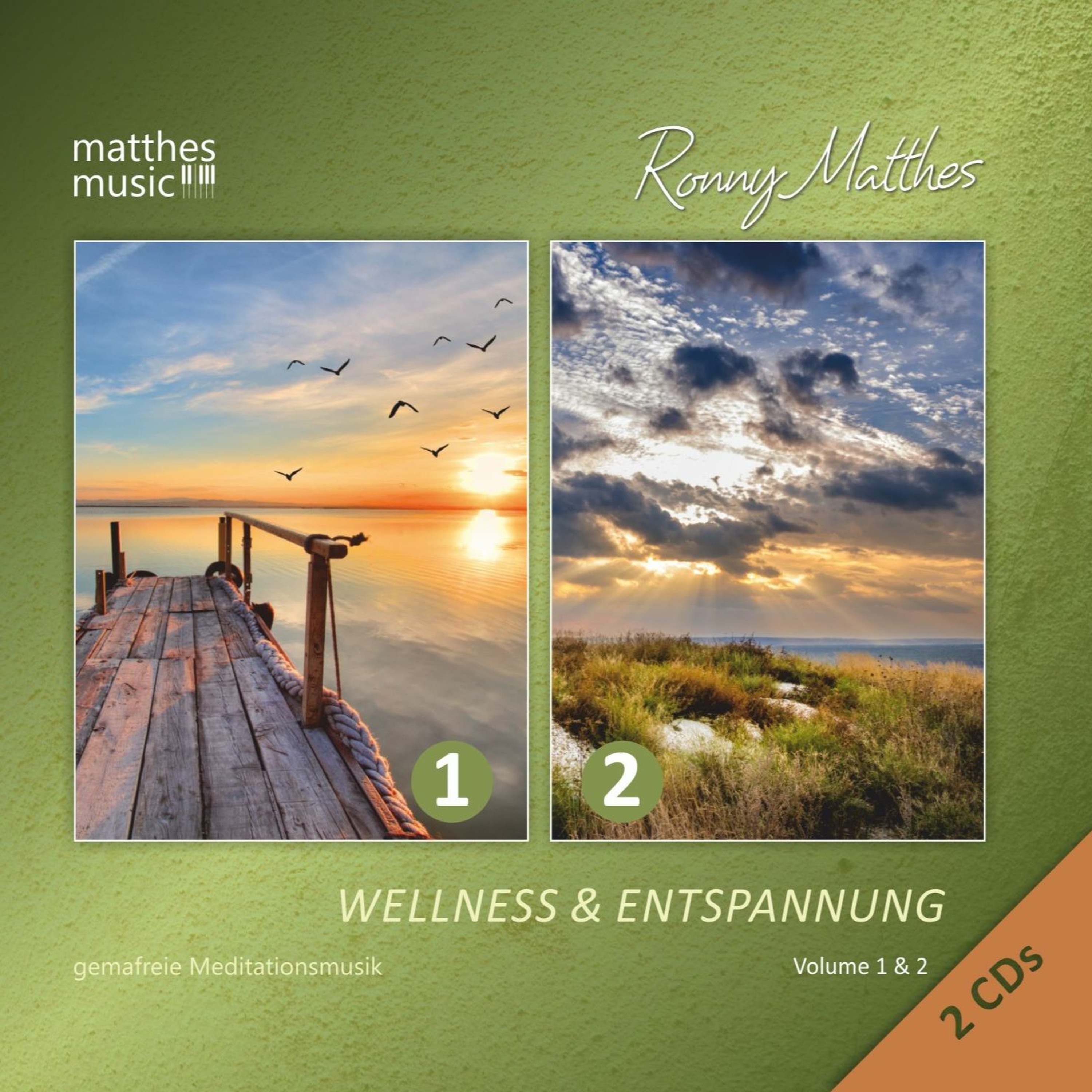 CD: Wellness & Entspannung - Vol. 1 & 2 - Gemafreie Entspannungsmusik für Wellness & Meditation episode artwork