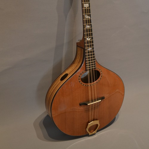 Stream Redwood carved-top octave mandolin, myrtle body, 21