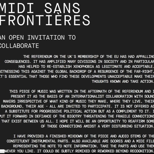 Midi Sans Frontières (Remix by Freq63)