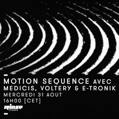Rinse_310816 - w/ Medicis / Voltery / E-Tronik