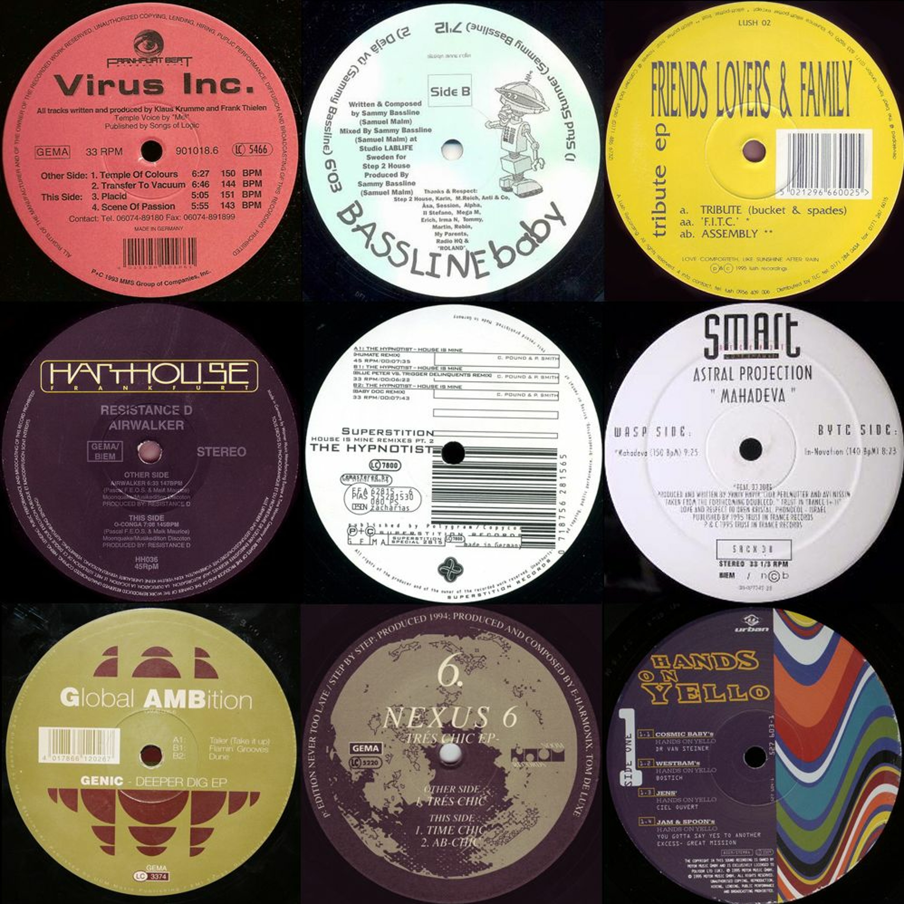 Johan N. Lecander Trance & Techno Mixes