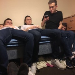 Scott Murphy touches kids