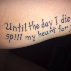 spill my heart