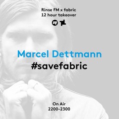 Rinse FM Podcast - #SaveFabric - Marcel Dettmann - 3rd September 2016