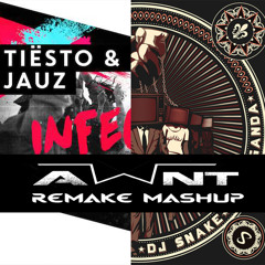DJ Snake vs Jauz & Tiesto - Propaganda of Infected (AWINATA Remake Mashup)