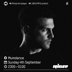 Rinse FM Podcast - Mumdance - 4th September 2016
