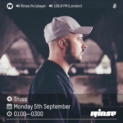 Rinse FM Podcast - Truss - 5th September 2016