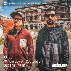 Rinse FM Podcast - Truth - 6th September 2016