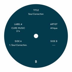 Afriqua - Soul Correction (Single Sided)