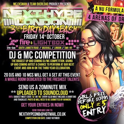 Shellis - Next Hype 3rd Birthday Comp Mix DJ Entry (3 Decks) *WINNING ENTRY*