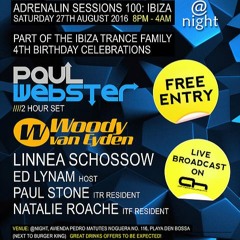 4. Woody Van Eyden Live @ Adrenalin Sessions 100 (Ibiza)