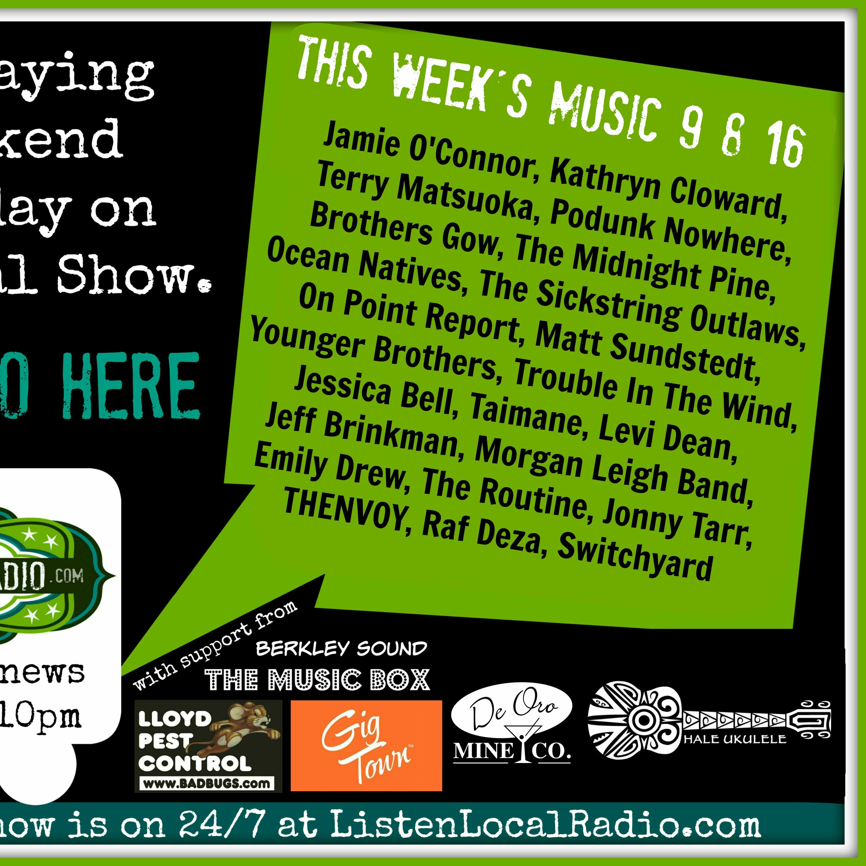 The Listen Local Show 9 8 16 episode artwork